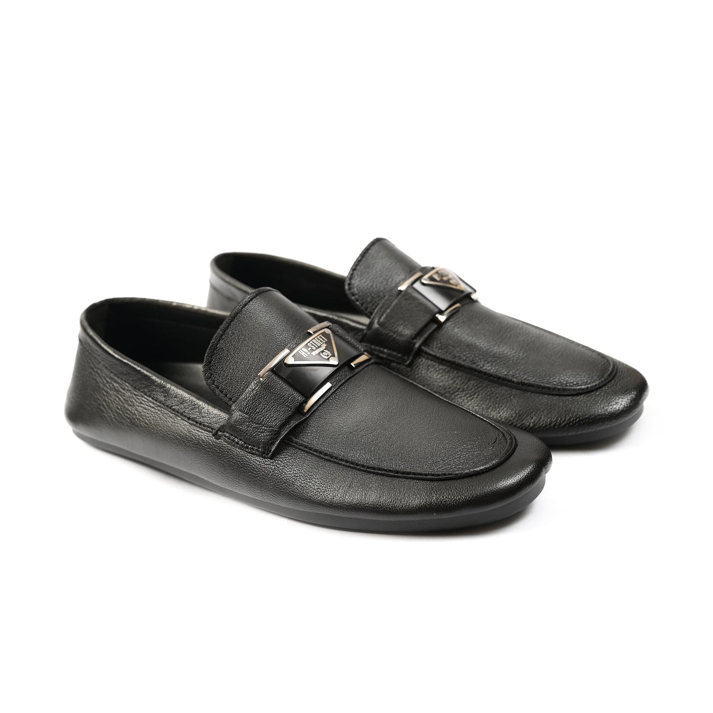 TWO TUNE SOFT LEATHER LOAFERS - Hi-Street