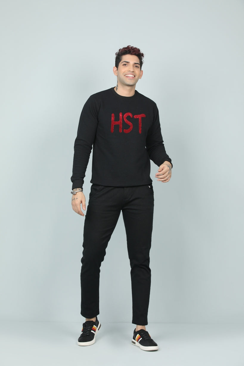 HST EMBROIDED SWEAT SHIRT