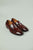Wine Patent Textured shoes