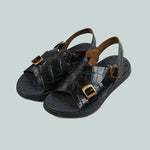 two buckle sandals