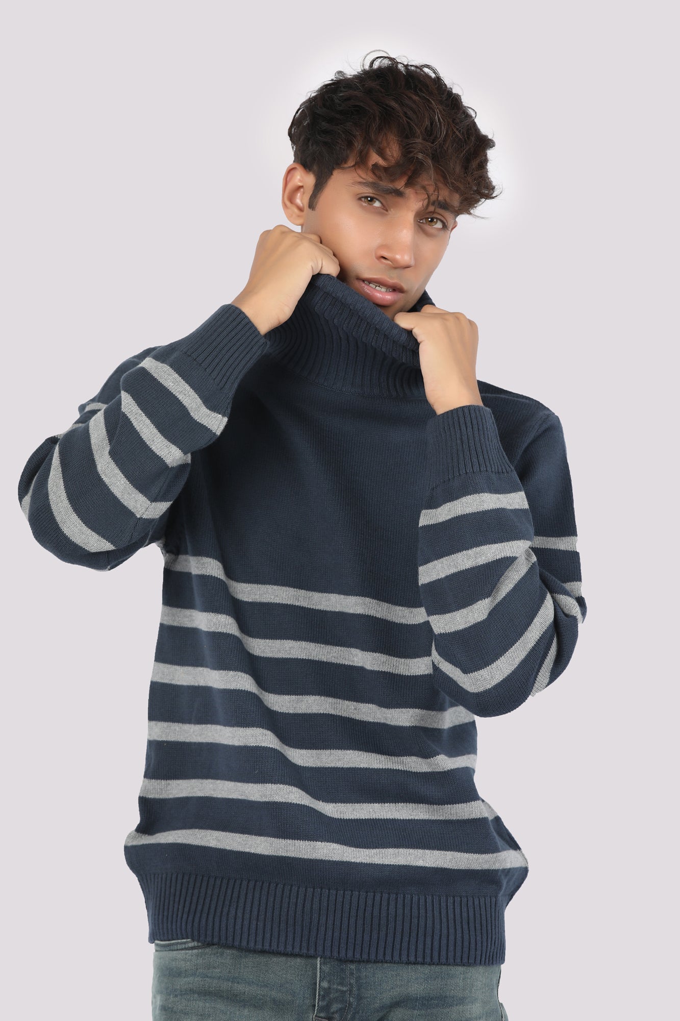 Moc Neck Sweater