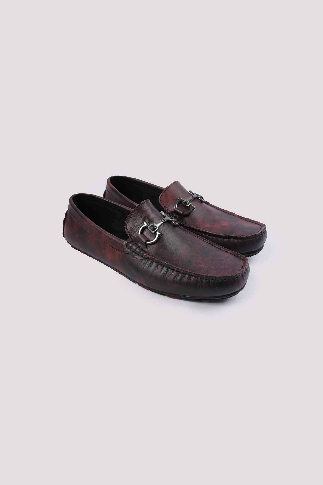 Two Tone Leather Moccasin