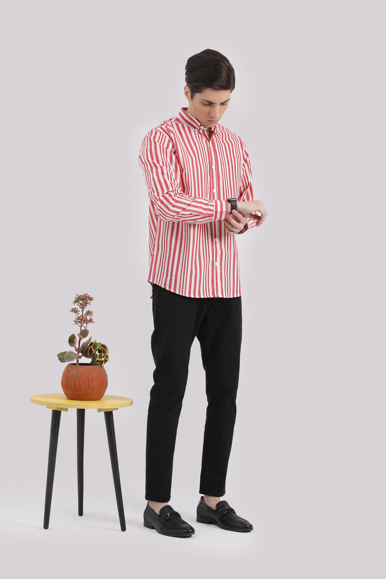 Strriped Cotton Shirt