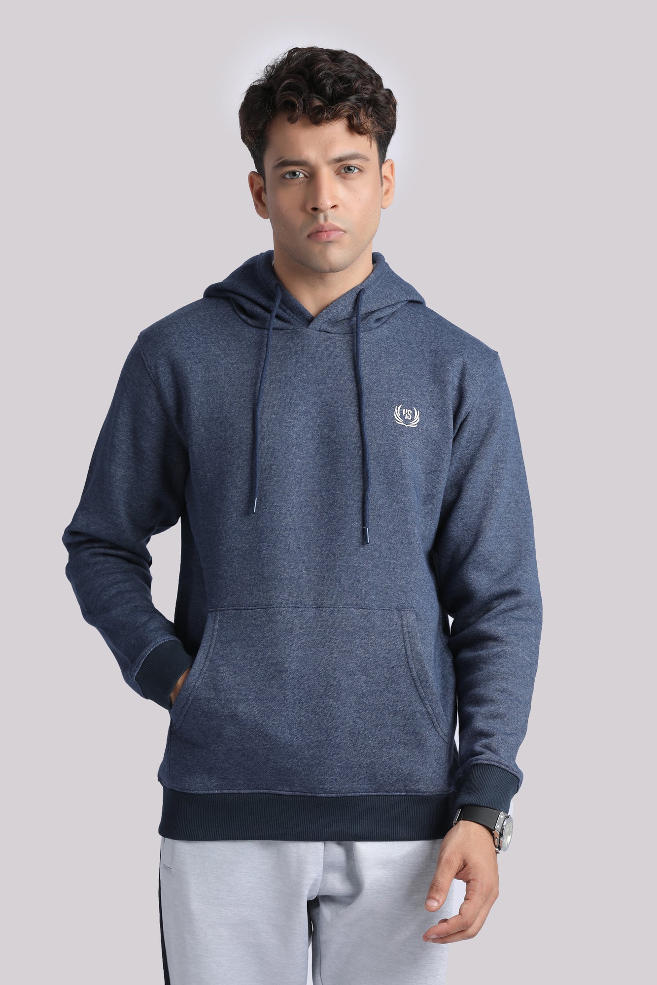 Navy Graphic Hoodie