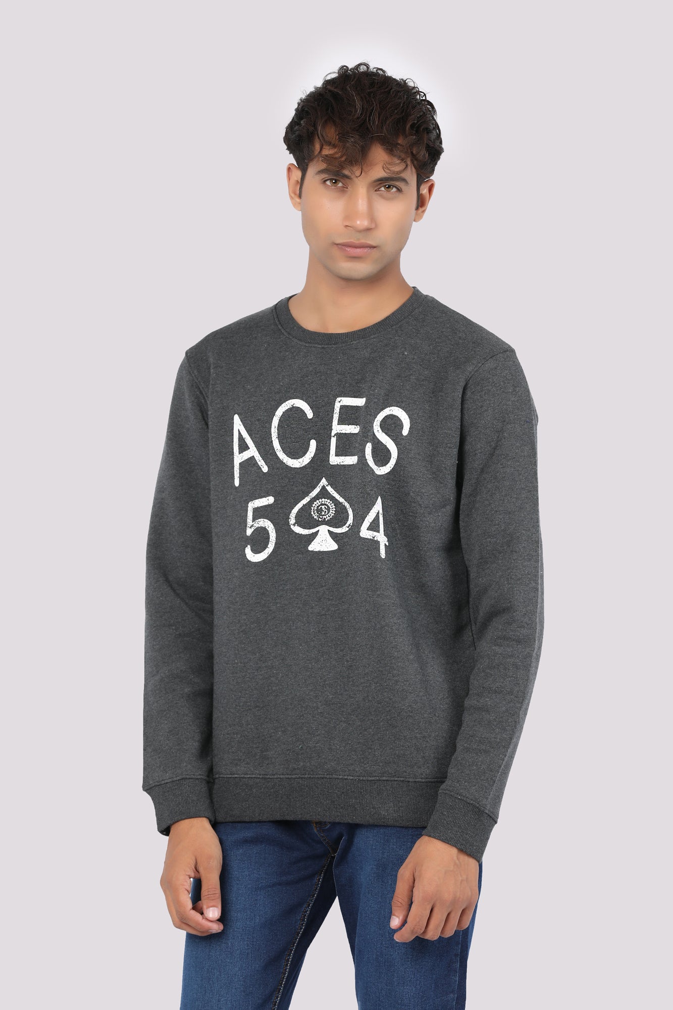 Aces Printed Sweat Shirt