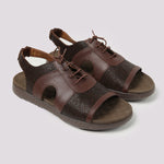 two tone sandals