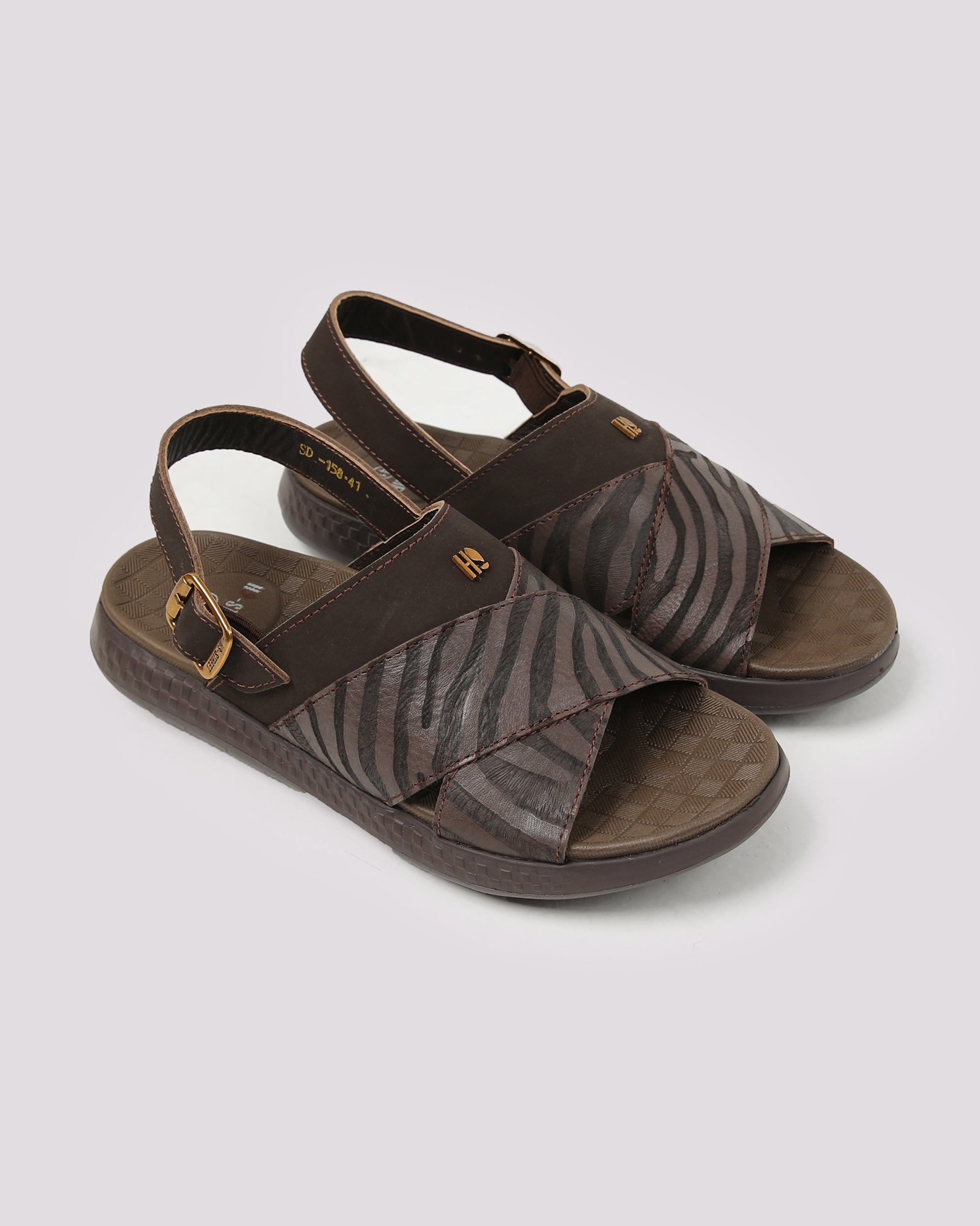 Wavy Textured Comfort Sandal