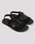 Black Crock Textured Sandal