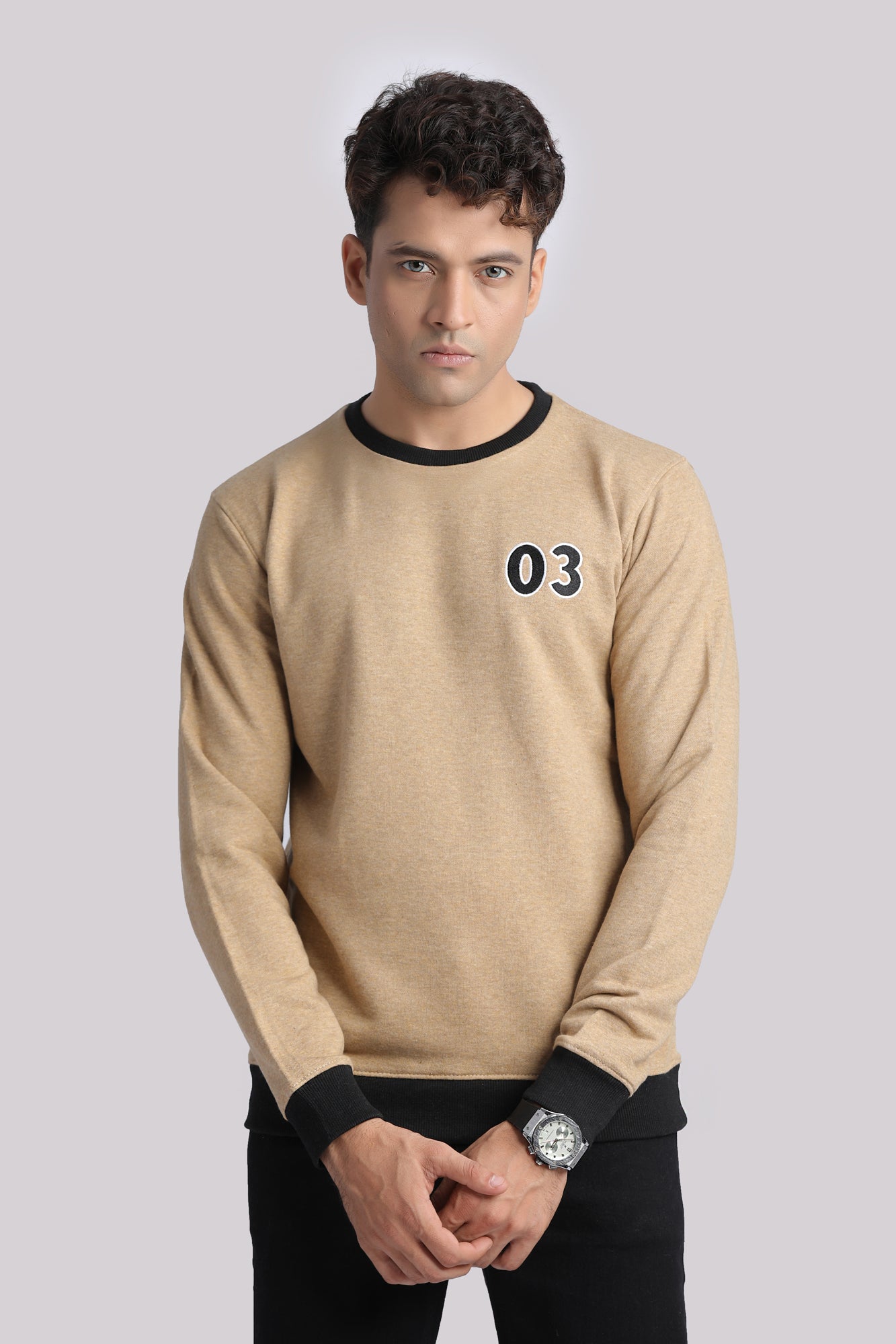 Contrast Colour Sweatshirt