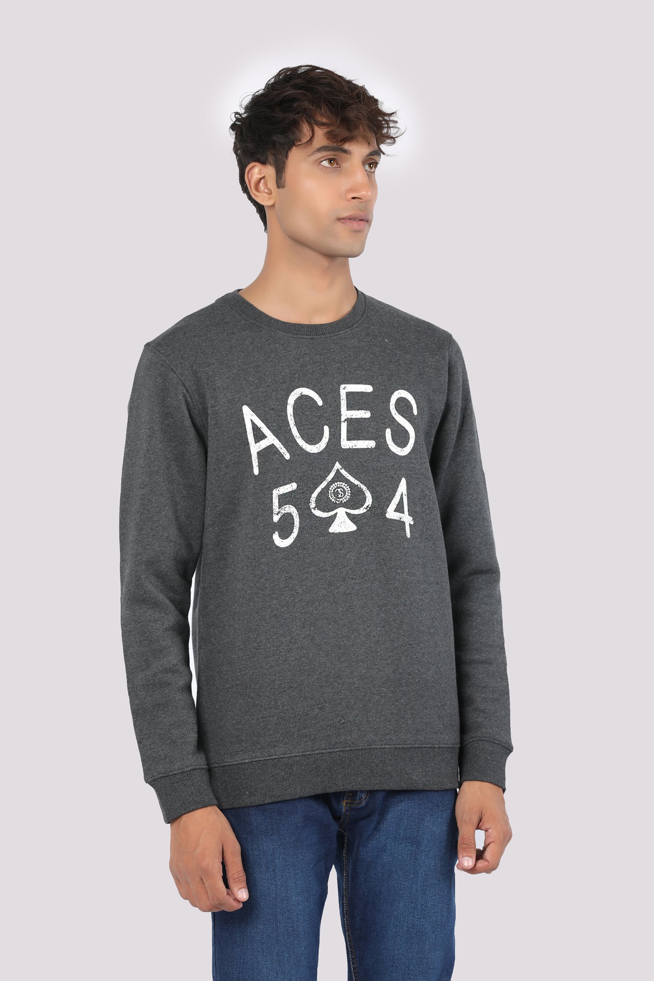 Aces Printed Sweat Shirt
