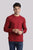 Maroon Chain Yarn Sweatshirt