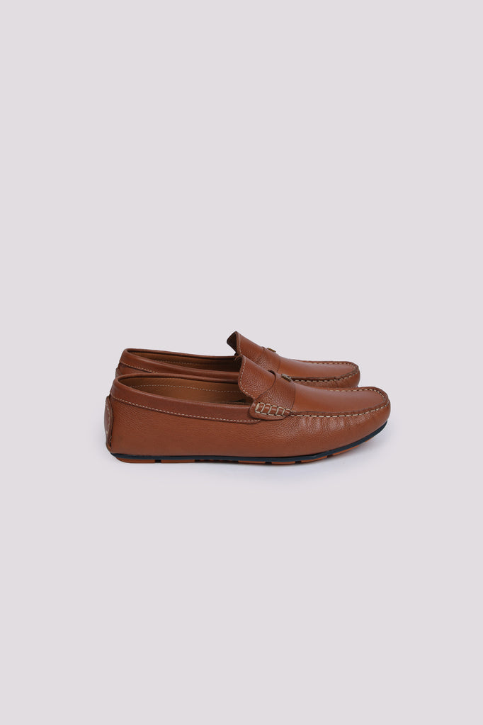 Milt Leather Moccasin