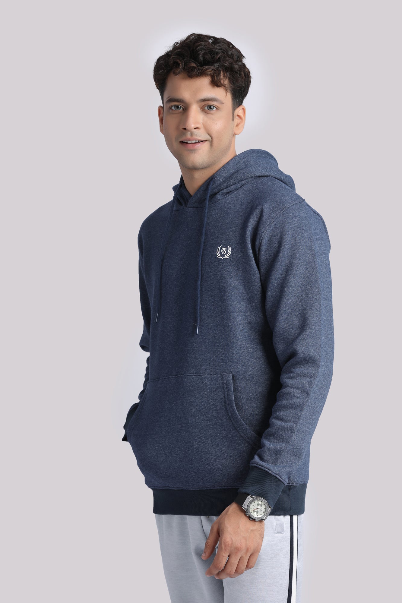 Navy Graphic Hoodie