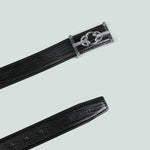 Black Faux Leather Belt