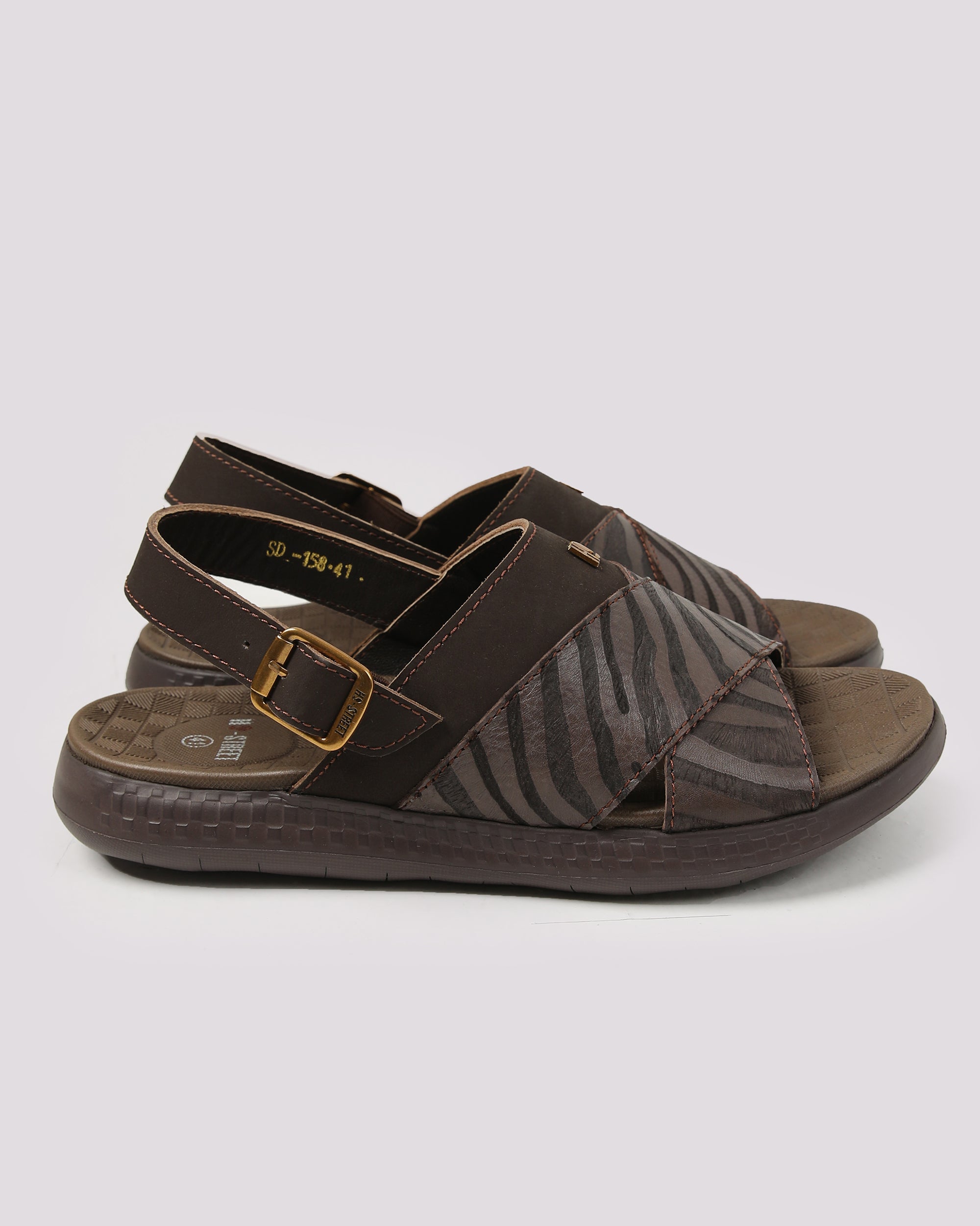 Wavy Textured Comfort Sandal