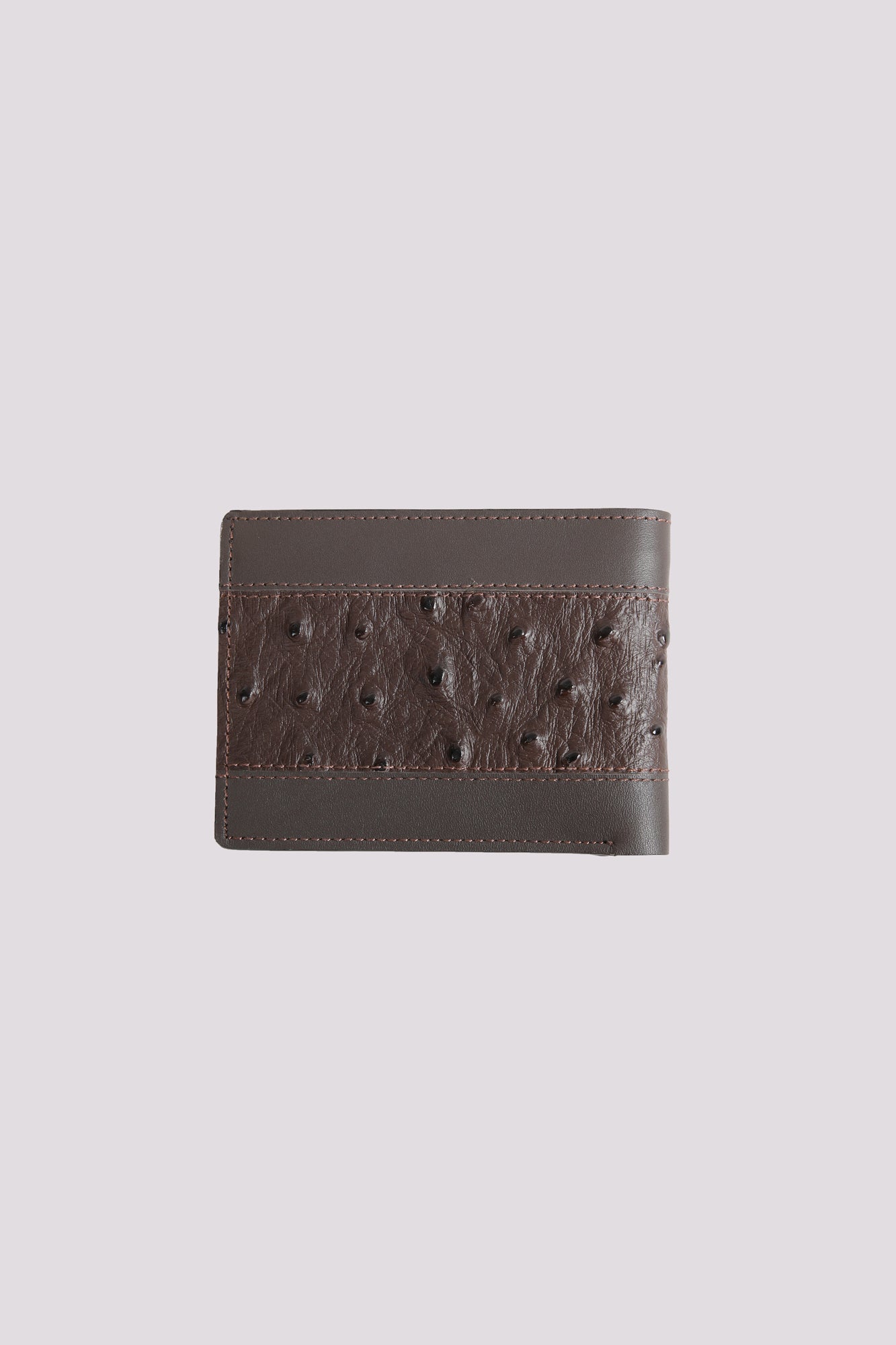Brown Textured Leather Wallet