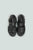 Black Wavy Stitched Sandal