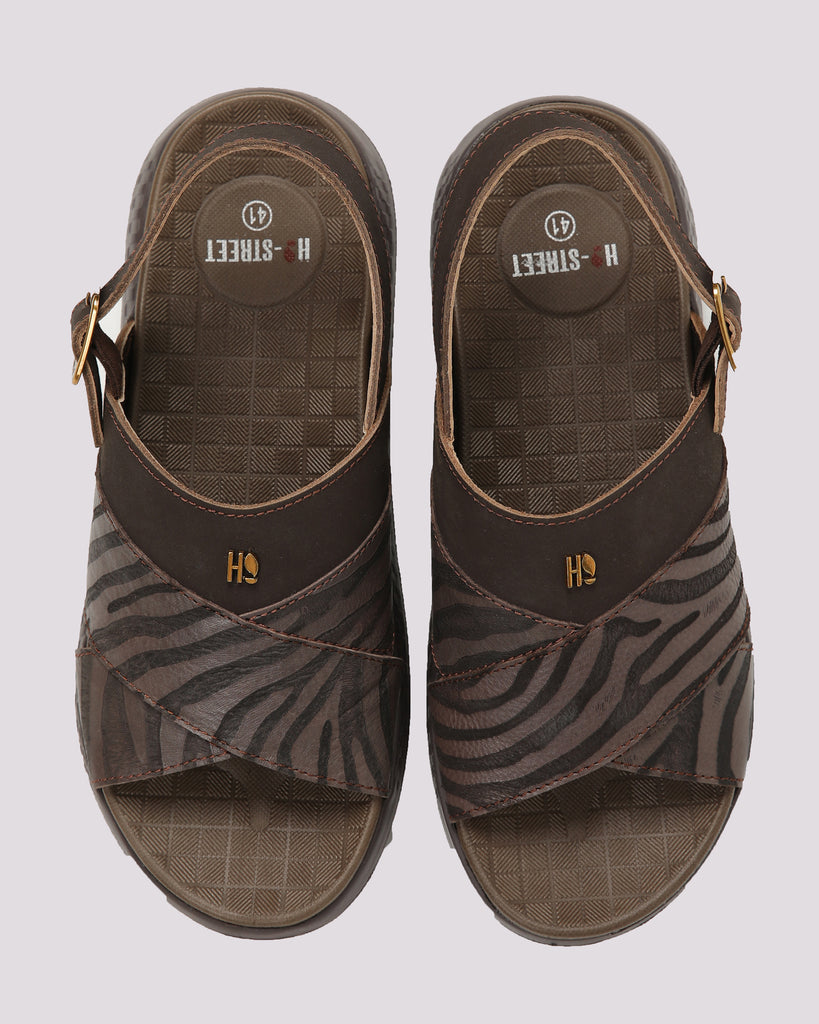 Wavy Textured Comfort Sandal