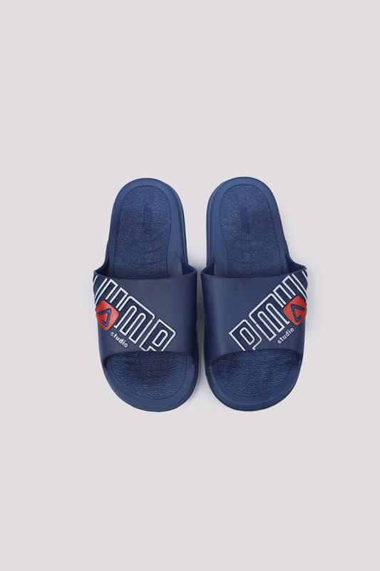 Navy Comfort Slide