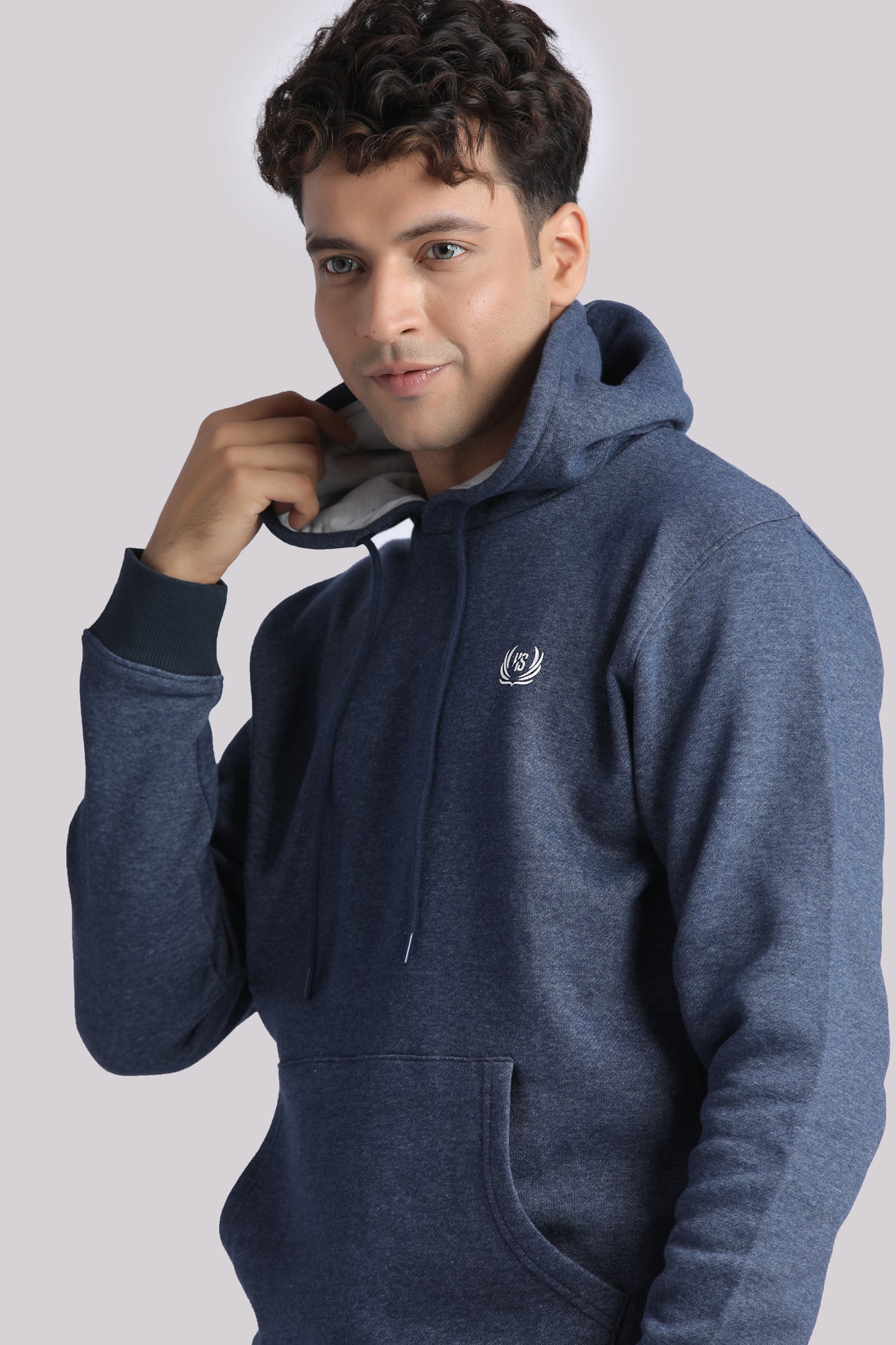 Navy Graphic Hoodie