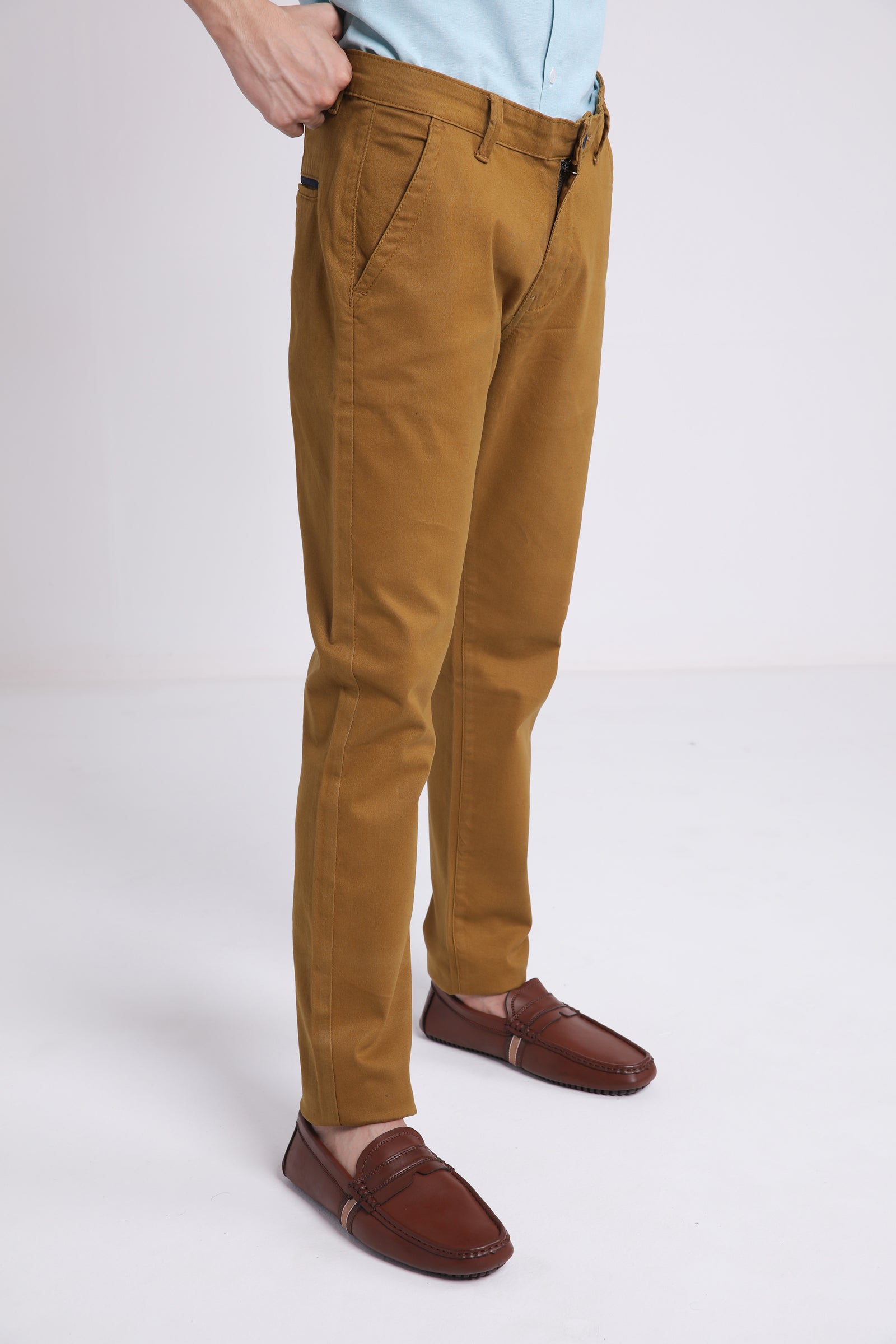 Tobacco Slim Fit Chino