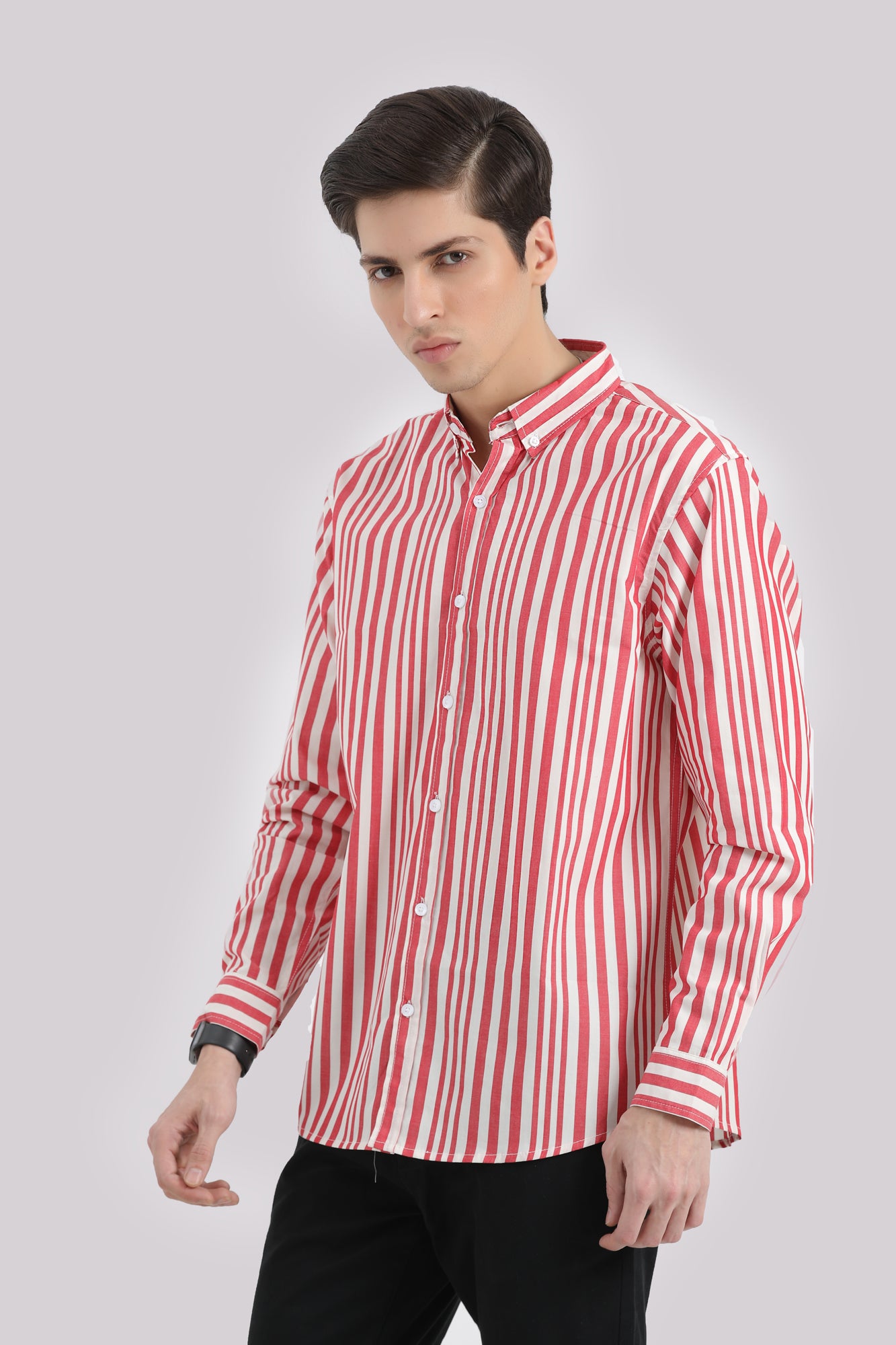 Strriped Cotton Shirt