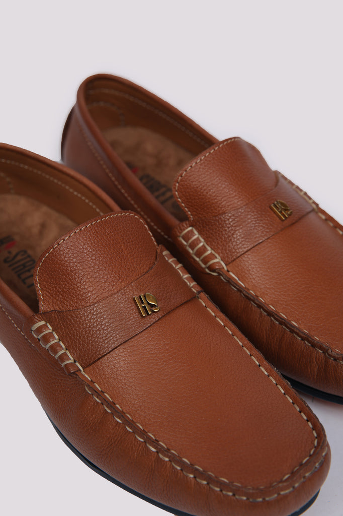 Milt Leather Moccasin