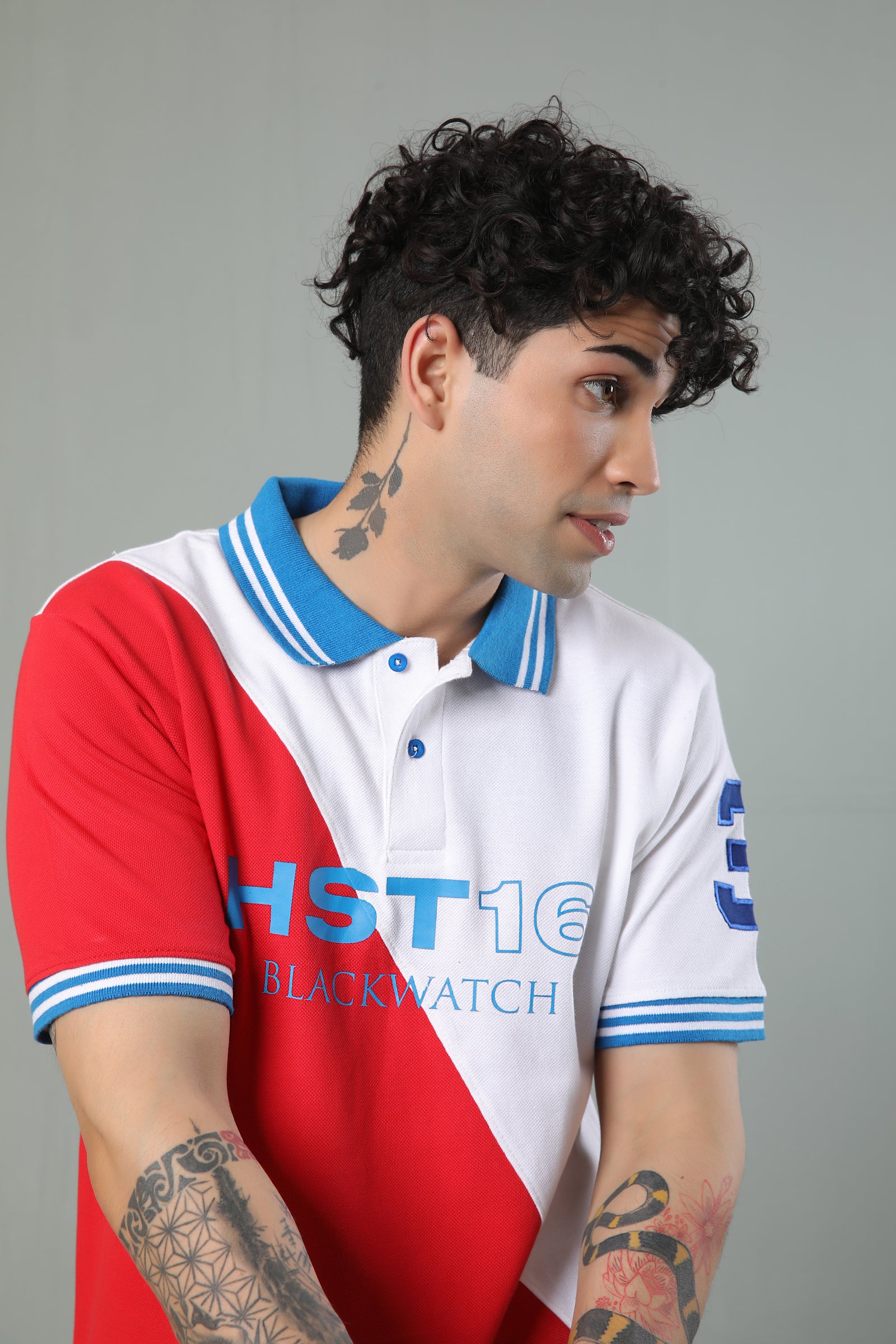 HST Colour Block Polo Shirt