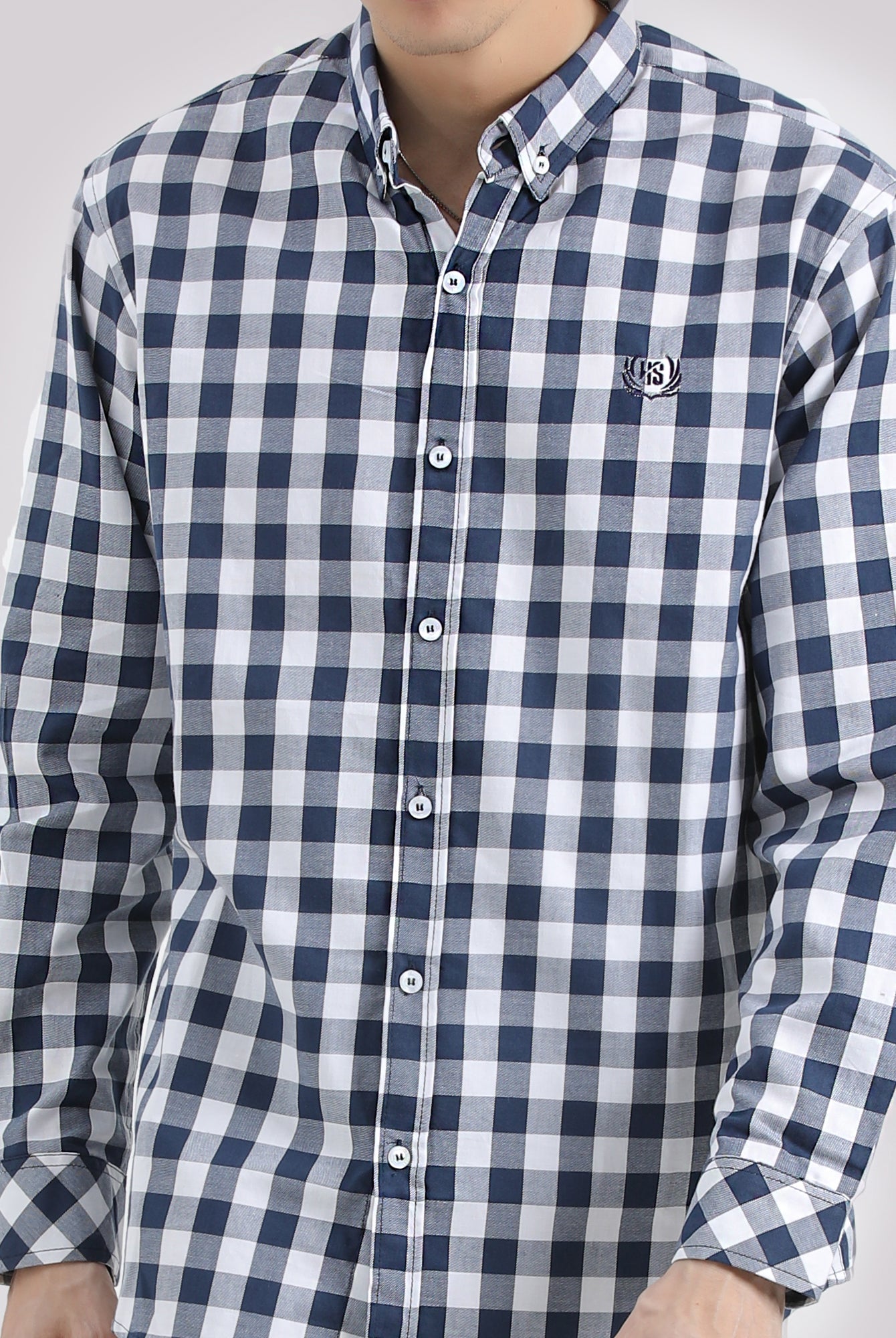 Button Down Checkerd Shirt