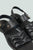 Black Wavy Stitched Sandal