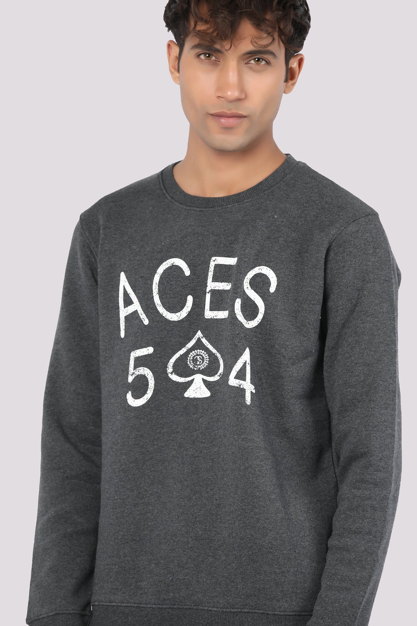 Aces Printed Sweat Shirt