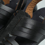 black leather casual shoes men's
