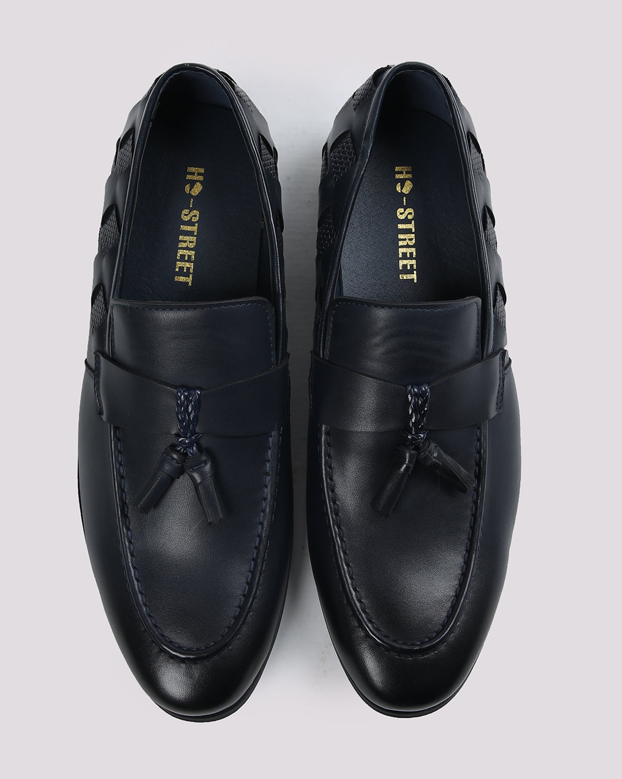 Navy Tassel Shoes