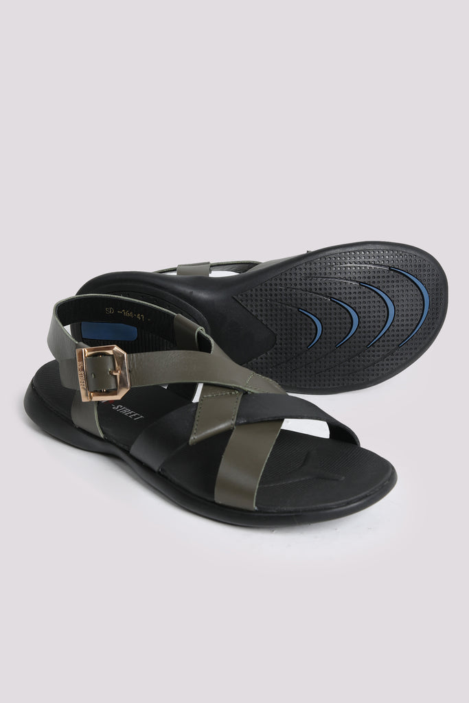 Multi Stripe Comfort Sandal