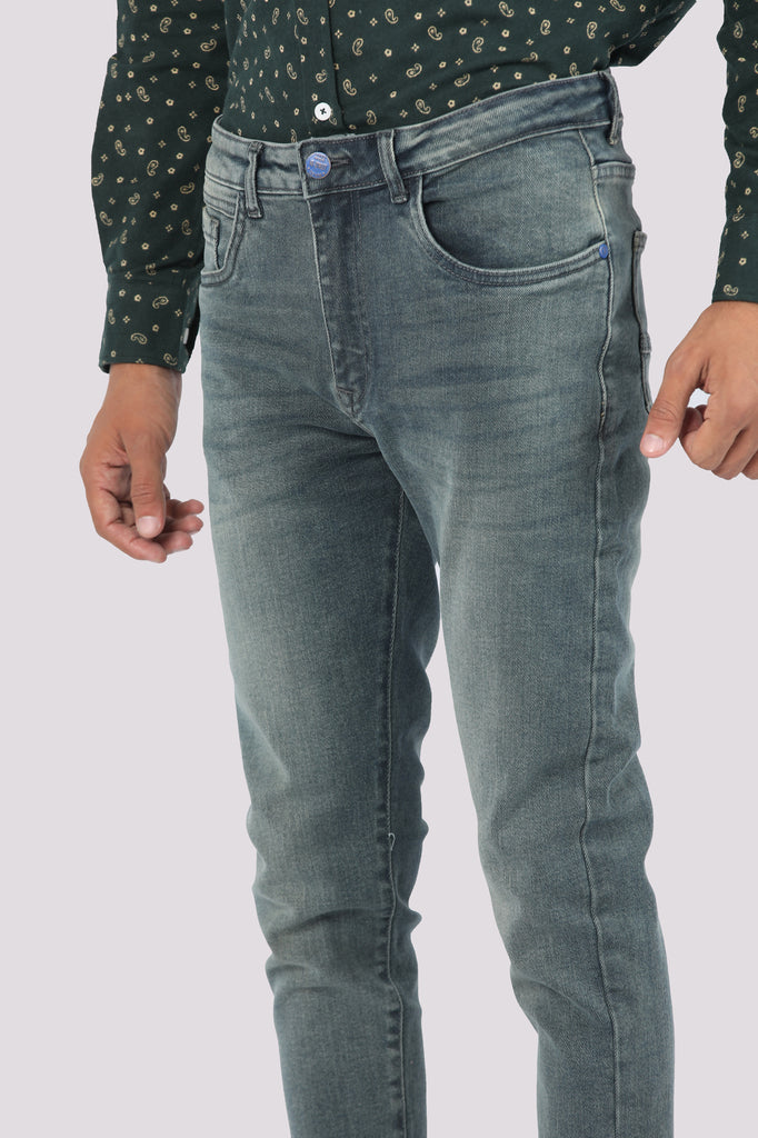 Cross Pocket Slim Fit Jeans