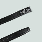 Black Faux Leather Belt - Hi-Street