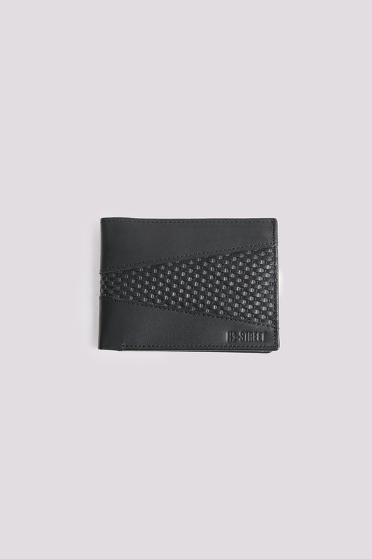 Black Leather Wallet - Hi-Street