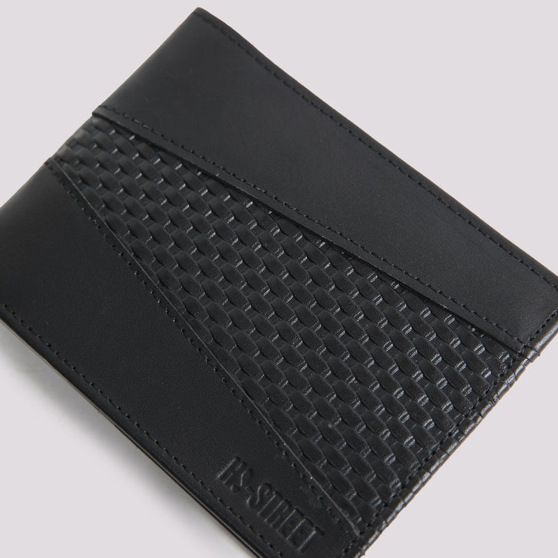 Black Leather Wallet - Hi-Street