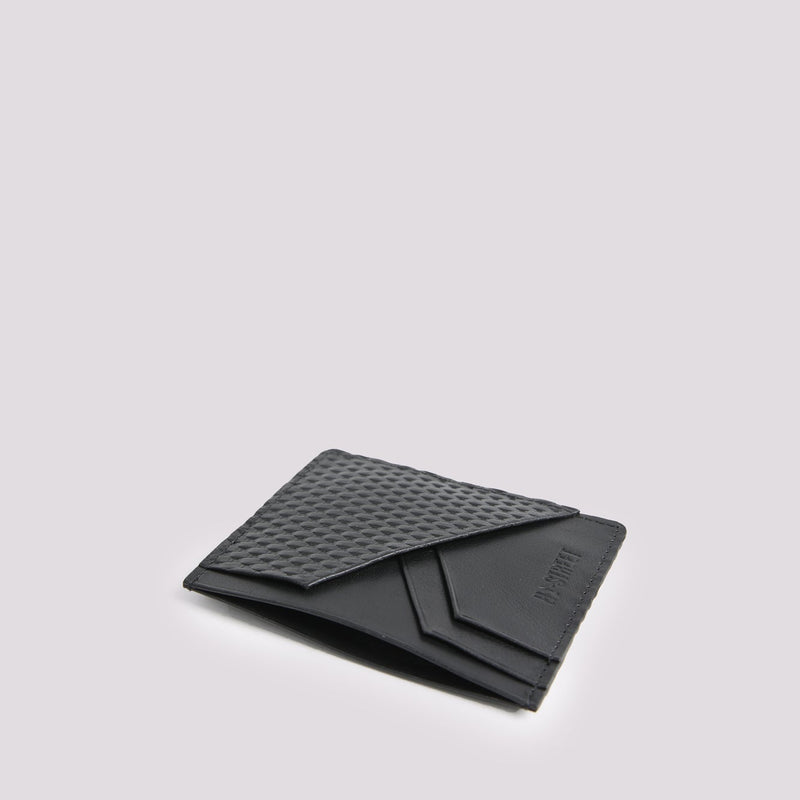 Braided Textured Card Holder - Hi-Street