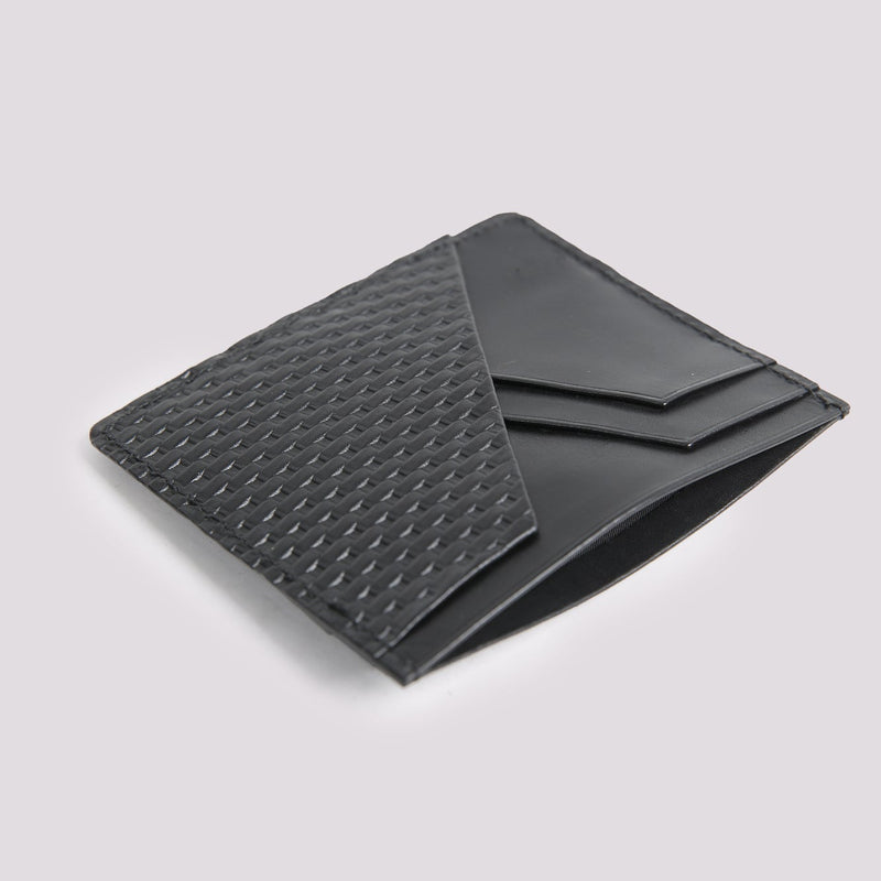Braided Textured Card Holder - Hi-Street